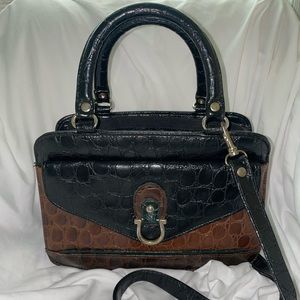VINTAGE PLEATHER CROSSBODY BAG